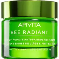 Apivita Face Care Dagcrème Bee Radiant Signs of Aging & Anti-Fatigue Gel- Cream DagWhite Peony & Patented Propolis 50ml