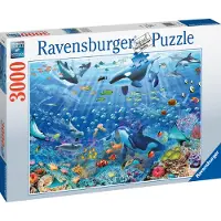 Ravensburger puzzel Kleurrijke onderwaterwereld 3000 stukjes |