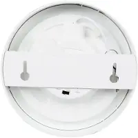 PRIOS LED-plafondlamp Edwina , dimbaar, wit / opaal, Badkamer, Aluminium, Modern, LED plafondlamp