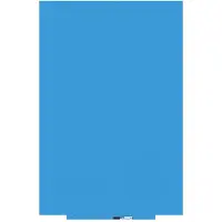 Rocada whiteboard, gelakt oppervlak, magnetisch, B 1000 x H 1500 mm, blauw