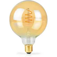 Nedis LED-filamentlamp | extra warm wit | dimbaar | E27 | G95 | 3,8W
