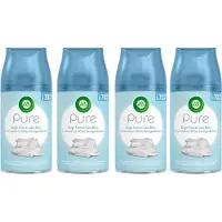 Air Wick Freshmatic Automatische Spray Luchtverfrisser - Fris Linnen & Witte Seringen - Navulling 250ml x4