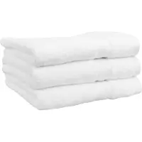 Dusk till Dawn Handdoek 50x100 cm 650 gram/m2 Wit - Set van 3