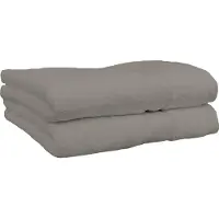 Dusk till Dawn Douchelaken 70x140 cm 650 gram/m2 Taupe - Set van 2