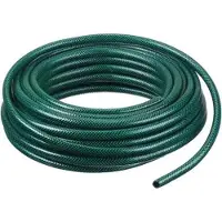 Alfaflex tuinslang - flexibele - PVC - persslang - met geweven polyester versteviging - diam. 12 -5 x 16 -5 mm - kleur groen - PN10 - rol = 50 mtr.