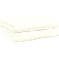 Dusk till Dawn Douchelaken 70x140 cm 650 gram/m2 Ivoor - Set van 2