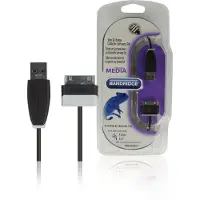 Bandridge Samsung 30-pins naar USB-A kabel voor Samsung Galaxy Tab en Galaxy Note tablets - 1 meter