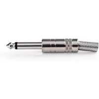 Nedis 6.35 mm jack plug | M | (Mono, Metaal)