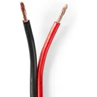 Nedis Luidsprekerkabel op rol | 100 meter (2.5 mm², Zwart)