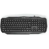 Nedis Bedraad Gaming Toetsenbord | LED | US internationaal | 1 stuks - GKBD100BKUS