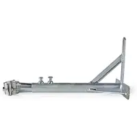 Nedis uitschuifbare mastklem voor satellietschotel (max. 660mm) | klemdiameter 32-42 mm | zilver