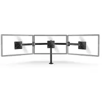 Nedis bureaubeugel voor 3 monitoren tot 24 inch / full motion / zwart