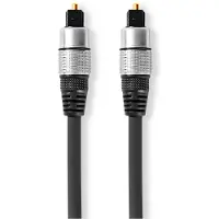 Nedis Premium digitale optische Toslink audio kabel / zwart - 5 meter