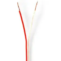 Nedis Speaker-Kabel | 2x 0.75 mm² | 100 m | Transparant | 1 stuks - CABR0750TR1000