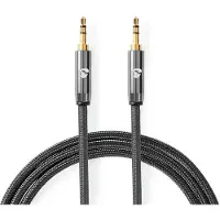 Nedis Premium 3,5mm Jack stereo audio kabel / zwart - 1 meter