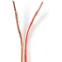 Nedis Speaker-Kabel | 2x 4 mm² | 15 m | Transparant | 1 stuks - CABR4000TR150 CABR4000TR150