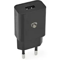Nedis Oplader | 1x 2.4 A | USB-A | 12 W | 1 stuks - WCHAU242ABK