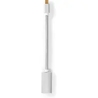 Nedis Premium Mini DisplayPort 1.2 naar HDMI 2.0 adapter (4K 60 Hz) / aluminium - 0,20 meter