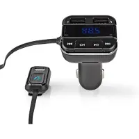 Nedis FM-Audiotransmitter voor Auto CATR123BK - handsfree bellen - 0.8" - Bluetooth