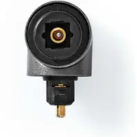 Nedis Premium haakse digitale optische Toslink audio adapter