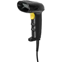 Nedis Barcodescanner | CMOS | Bedraad | 1D Lineair / 2D/QR | USB 2.0 | 1 stuks - BSCN2D100BK