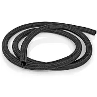 Nedis nylon kabelsleeve zelfsluitend - 15mm / zwart - 2 meter