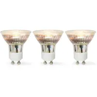Nedis LED-Lamp GU10 | Spot | 4.5 W | 345 lm | 2700 K | Warm Wit | Retrostijl | 3 Stuks