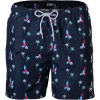 Happy Shorts Zwemshort heren surf boards print