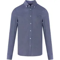 Tommy Hilfiger Slim fit vrijetijdsoverhemd in gemêleerde look