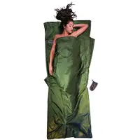 Cocoon - Lakenzak - Soie Rectangulaire Dark Olive Green voor Unisex - Kaki