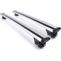 Farad Dakdragers geschikt voor Opel Corsa Combi 1993 t/m 2000 open dakrailing - Aluminium - Hoog laadvermogen 100kg - Wingbar Zilver - Merk