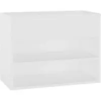 vidaXL Schoenenbank 60x30x45 cm bewerkt hout wit