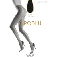 Oroblu Vanite 15 Panty - Kleur Nearly Black - Maat S