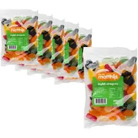 Matthijs 6 Zakken English Winegums á 400 gram - Voordeelverpakking Snoepgoed