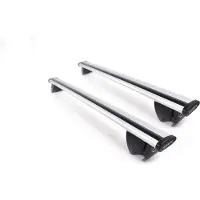 Farad Dakdragers geschikt voor Hyundai Santa Fe vanaf 2018 gesloten dakrailing - Aluminium - Hoog laadvermogen 100kg - Wingbar Zilver - Merk