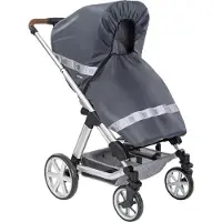 Reer voor combikinderwagenswagens REER Designline Classic+ regenbeschermingAntraciet