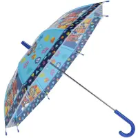 Merkloos Paw Patrol Kinderparaplu - Blauw - Transparant - 60 cm - Paraplu - Paraplu's
