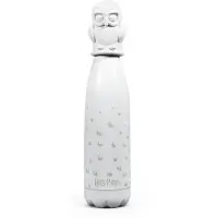 Half Moon Bay Harry Potter - Hedwig - Metalen Drinkfles met 3D Deksel - Wit - 500ml