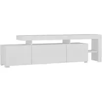 Skye Decor Tv-meubel Tijn met led-verlichting - 37x192x53 cm - MDF/wit