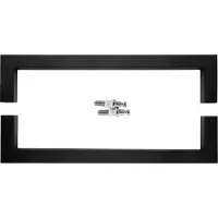 HDD pro HDD Deurtrekker Cubica 20x300mm zwart glazen deur (Paar)