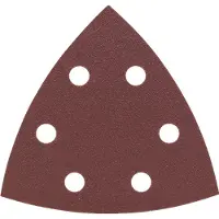 Bosch 2607019490 Deltaschuurpapier Met klittenband, Geperforeerd Korrelgrootte (num) 120 Hoekmaat 93 mm 25 stuk(s)