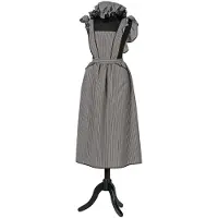 Coppens Schort met muts grijs | Maat One Size