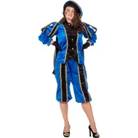 Coppens Piet fluweel blauw | Maat 36-38