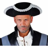 Coppens 3-spits zwart zilver | Maat L-xl