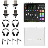 Rode RODECaster Pro II 4-Person Bundle