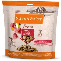 Nature’s Variety freeze dried toppers beef - 120 gr - Hondensnacks
