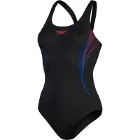Speedo Placement Muscleback Swimsuit Zwart UK 32 Vrouw