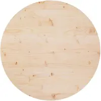 vidaXL Tafelblad Ø80x2,5 cm massief grenenhout