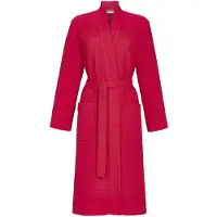 Ringella Wafelpatroon badjas rood uniseks - Rood - Maat - L