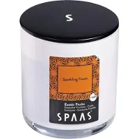 Spaas Geurkaars in glas met aluminium deksel, ± 56 uur - Sparkling times - exotische vruchten